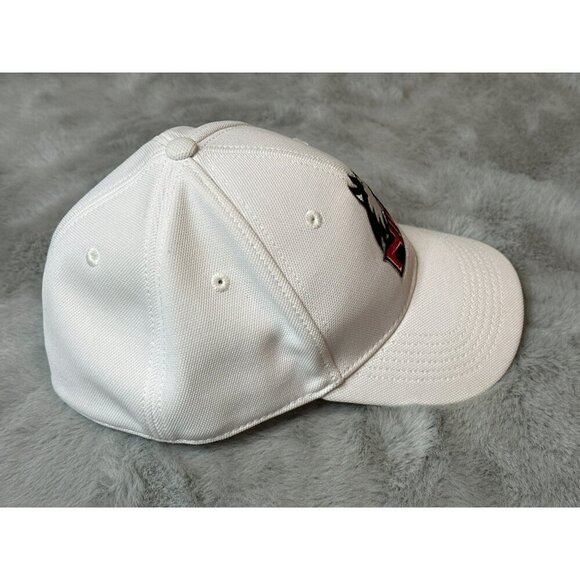 Northern Illinois University NIU Under Armour Huskies White Flex Baseball Cap - Picture 2 of 10